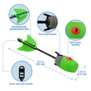 HyperStrike Bow Clear Green | 250ft Range Foam Arrow Bow
