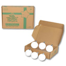 Blank White Ball Ornaments Compatible with Treemendous Tree and Gift Box Ornament Decorators: 6 Count Refill
