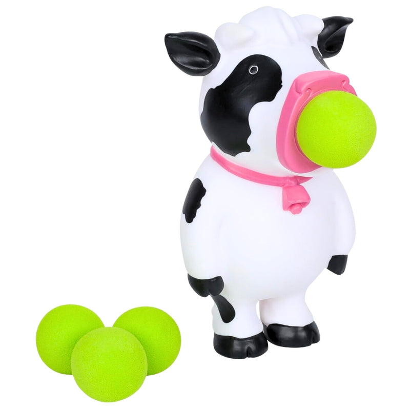 Moo Popper Toy – Launches 4 Foam Balls up to 0.5 Meters