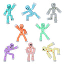 StikBot Pastel 8 Pack: Color Your Stop Motion World!