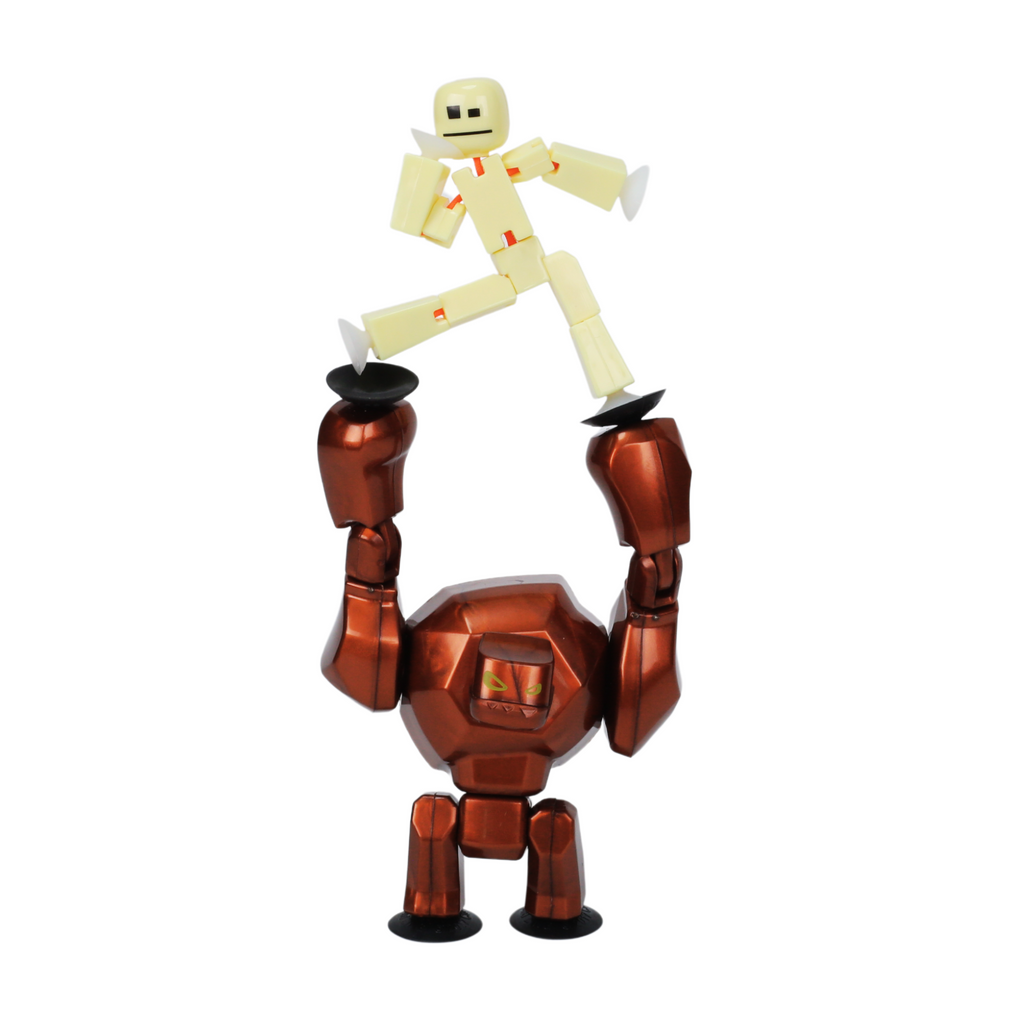 Mini Stickbot StikBot Bronze Gigantus Mega Monster & Butter StikBot Duo