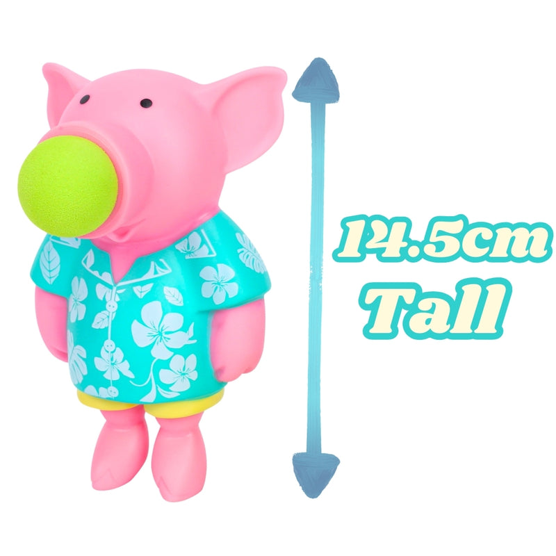 Piggy Popper Toy – Launches 4 Foam Balls up to 0.5 Meters