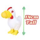White Chicken Popper Toy | Foam Ball Launcher — Safe & Fun for Kids