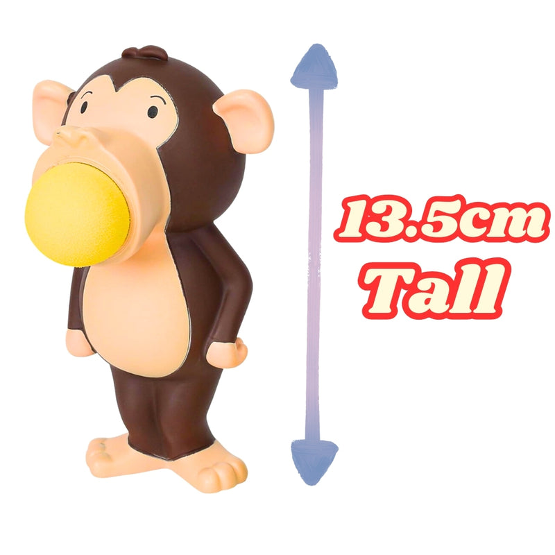 Monkey Popper Toy – Launches 4 Foam Balls up to 0.5 Meters