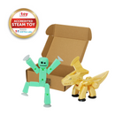 StikBot Gold Scorch Mega Monster & Mint StikBot Duo