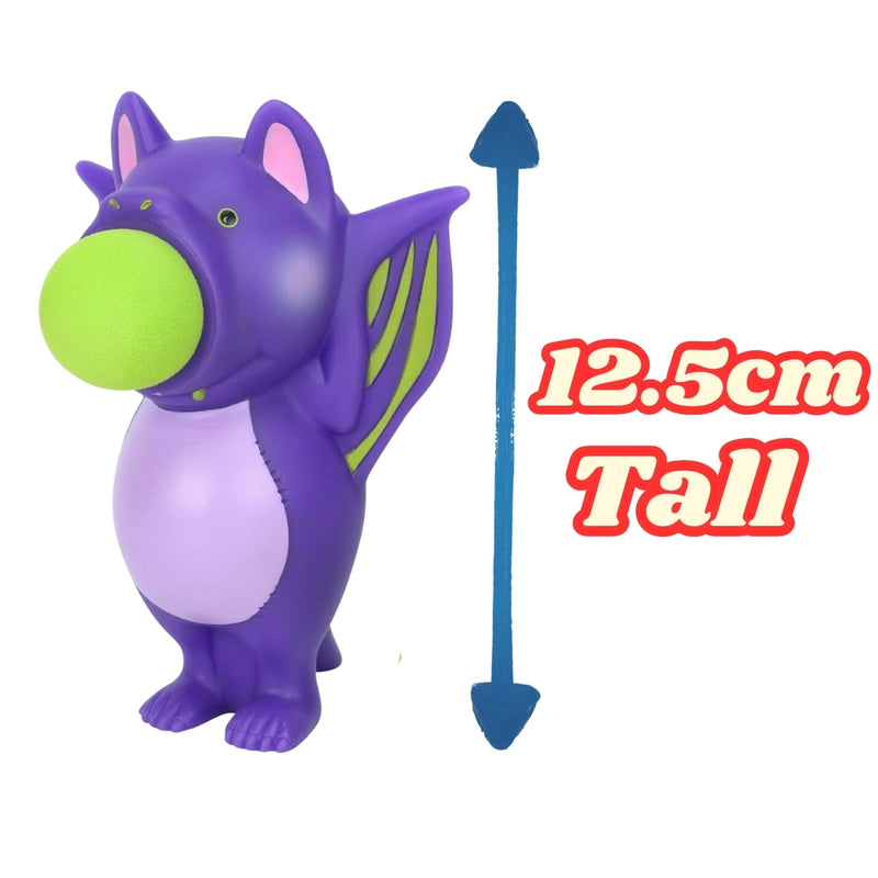 Spooky Bat Popper Toy – Launches 4 Foam Balls up to 0.5 Meters