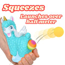 Llamacorn Popper Toy | Foam Ball Launcher  — Safe & Fun for Kids