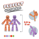 StikBot Pastel 8 Pack: Color Your Stop Motion World!