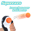 Orca Whale Popper Toy | Foam Ball Launcher - Safe & Fun for Kids