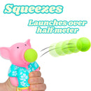 Piggy Popper Toy | Foam Ball Launcher - Safe & Fun for Kids