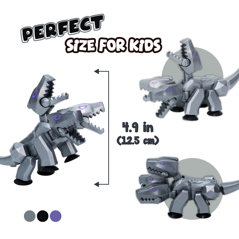 StikBot & Mega Monster Pack – Exclusive Lavender Purple StikBot + Silver Cerberus