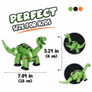 StikBot Mega Dino | Metallic Green - Stop Motion Action Figure