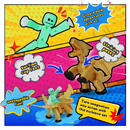 StikBot Gold Scorch Mega Monster & Mint StikBot Duo