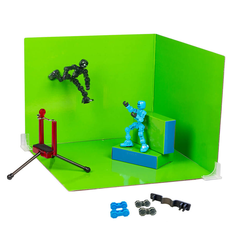 zing_klikbot_zanimation_studio_green_stage_tripod_movie_make