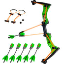 HyperStrike Bow Clear Green | 250ft Range Foam Arrow Bow