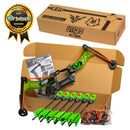 HyperStrike Bow Clear Green | 250ft Range Foam Arrow Bow