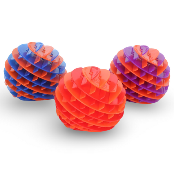 Zinkeez Flat Fidget Ball 3 Pack (Set B), The Ultimate Flat-to-Ball Fidget Toy Fun!