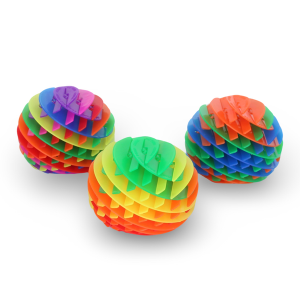 Zinkeez Flat Fidget Ball 3 Pack (Set C), The Ultimate Flat-to-Ball Fidget Toy Fun!