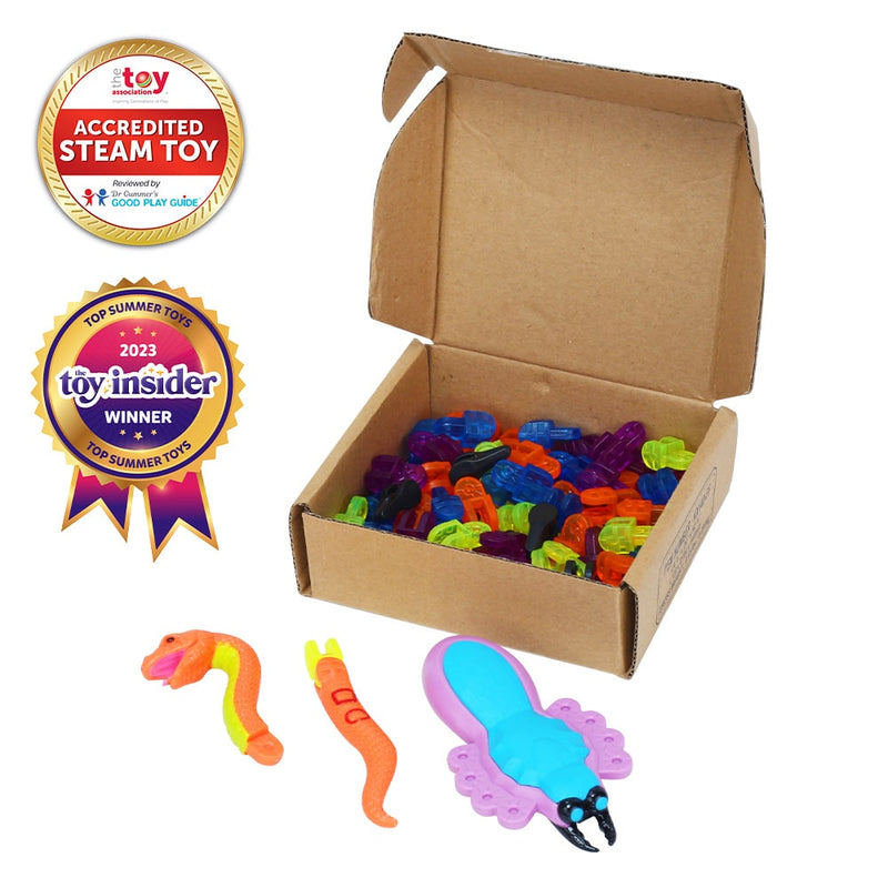 Klixx Creaturez Combo Spider Python Click Fidget Fun Klixx creaturez combo spider python click fidget fun