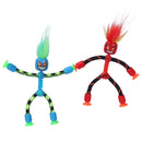 RopeBot Suction Toy -2 Pack – Action Figure with Suction Hands & Feet | Engaging Sensory Play & Window Climber | Quiet Travel Toy for Car & Plane | Interactive Toy for Kids 4-8