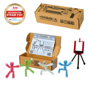 StikBot 4 Clear Pack + Tripod | Stop Motion Starter Kit