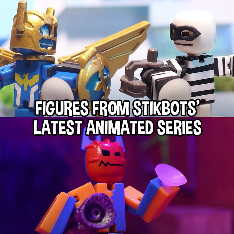 StikBot Legendz Series 1 - Valor, Ruebell, Dominus & Raze Oni