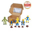 StikBot Special Family Pack - Stop Motion Set with Juniors & Hair