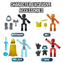 StikBot Legendz Series 2 | Hero Pack - Merc, Nevermore, Bolt