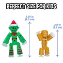 StikBot Christmas Crew Pack - Holiday Stop Motion Animation Figures
