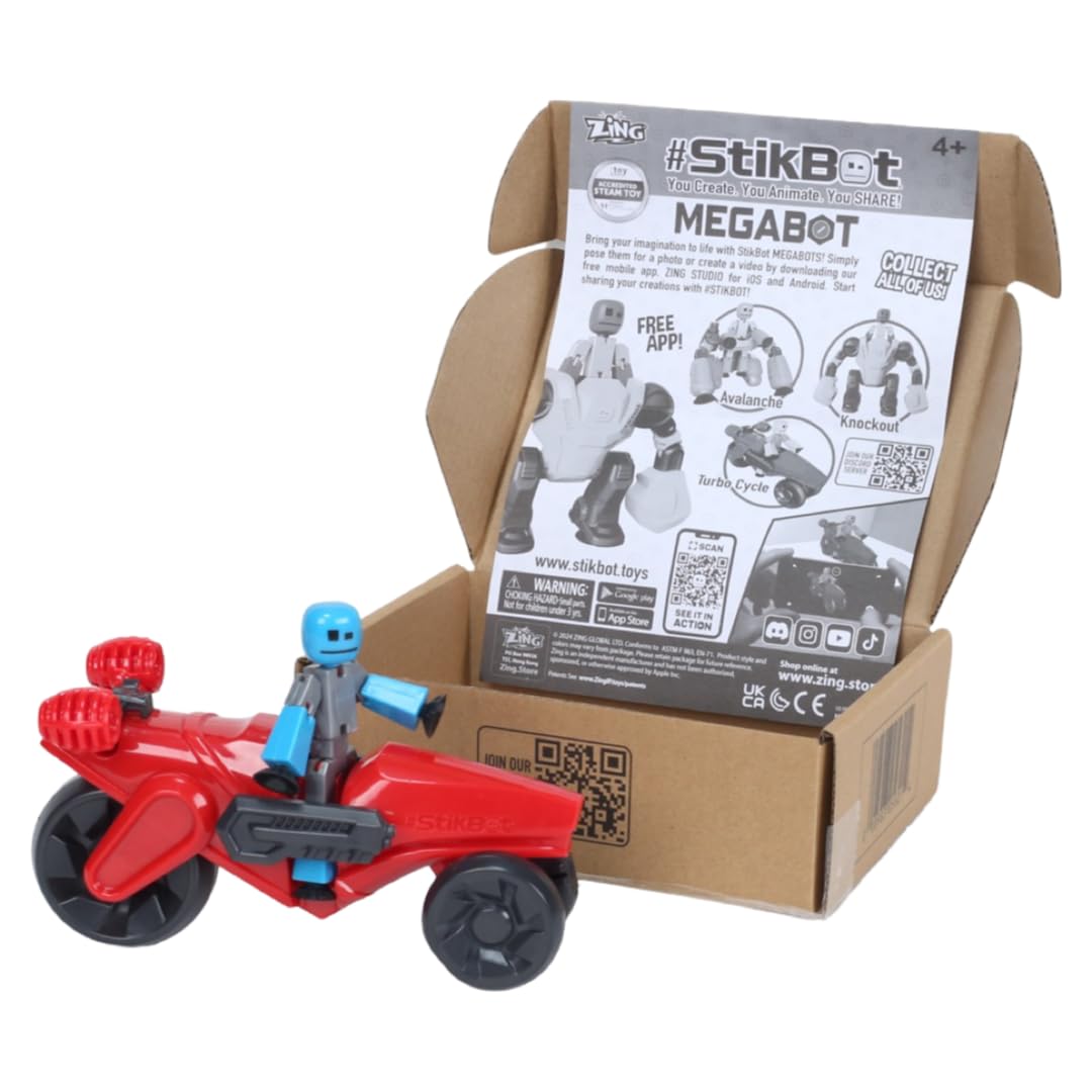 StikBot MegaBot + Stikbot (Single): Stop Motion Animation Figures