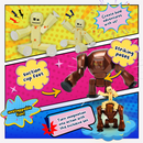 StikBot Bronze Gigantus Mega Monster & Butter StikBot Duo