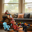 StikBot Mega Dino 3-Pack | T-Rex, Bronto, Carnotaurus Set