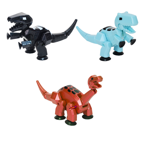 StikBot Mega Dino 3-Pack | T-Rex, Bronto, Carnotaurus Set