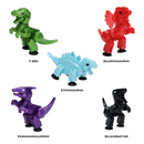 StikBot Regular Dinos 5-Pack | Metallic Stop Motion Figures
