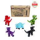 StikBot Regular Dinos 5-Pack | Metallic Stop Motion Figures