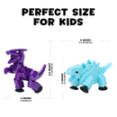 StikBot Regular Dinos 5-Pack | Metallic Stop Motion Figures