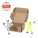 StikBot Dual Pack — Yellow Highlighter and Cookies & Cream | Stop Motion Figures