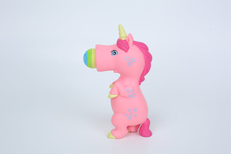 Pink Unicorn Popper Toy – Launches 4 Foam Balls up to 0.5 Meters