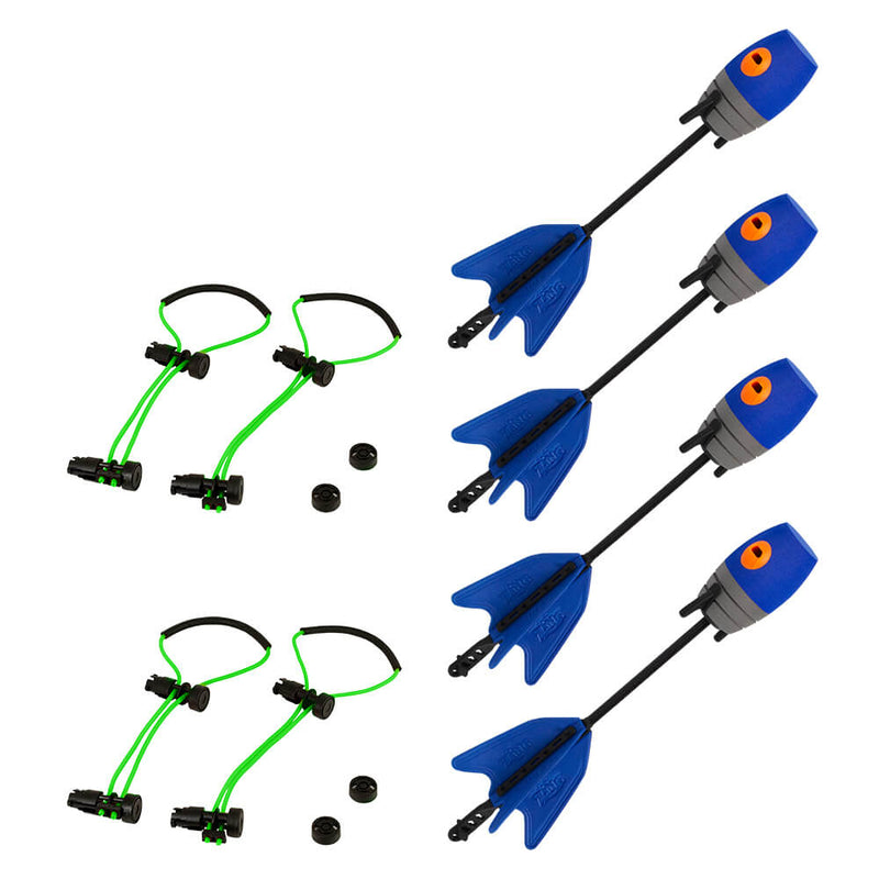 HyperStrike Bow - 2 Pairs of Bungee and 4 Arrows