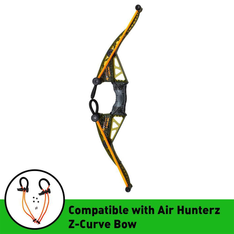 Air Hunterz Z-Curve Bow - 2 Pairs of Bungee and 4 Arrows